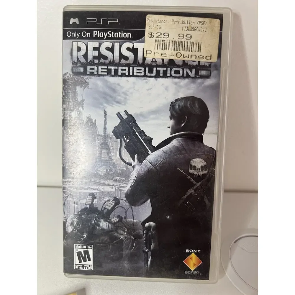 Resistance: Retribution (Sony PSP, Lot 2 Complete CIB And BOOGEYMAN Horror Movie